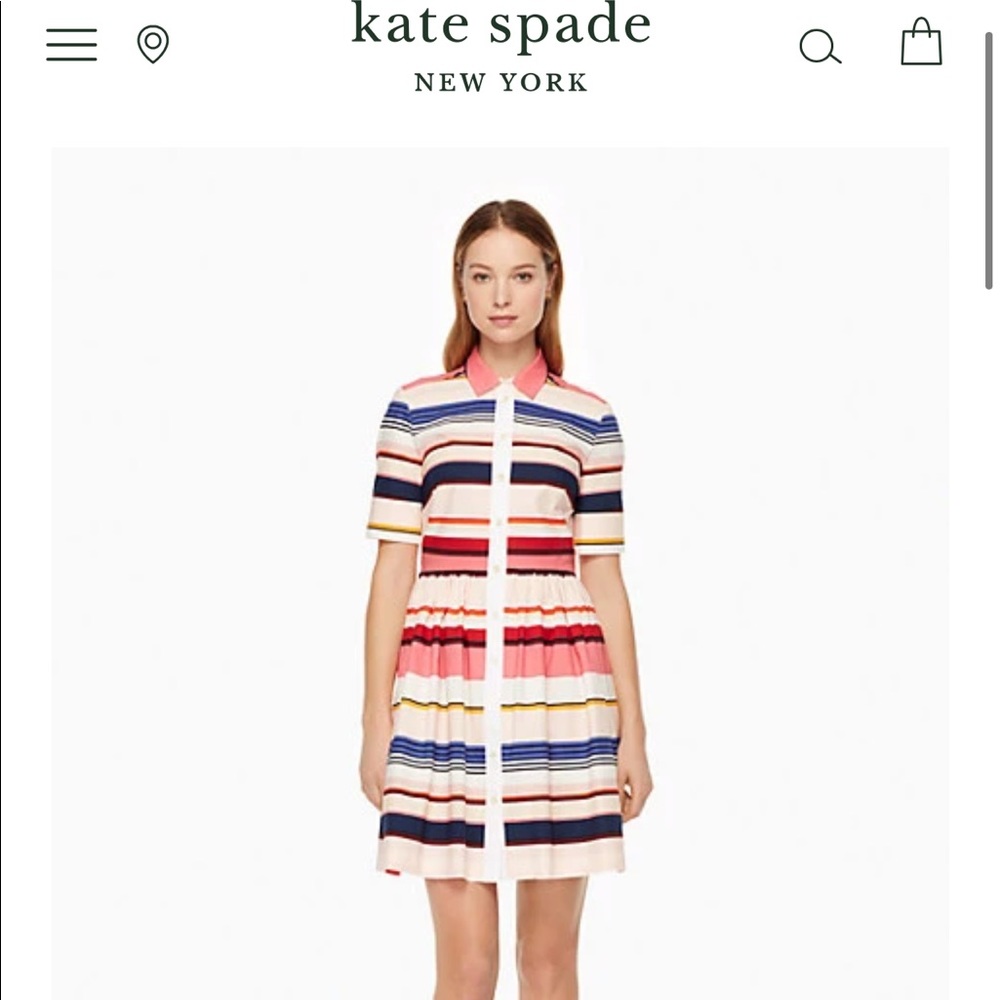 Kate Spade Berber Stripe Shirtdress